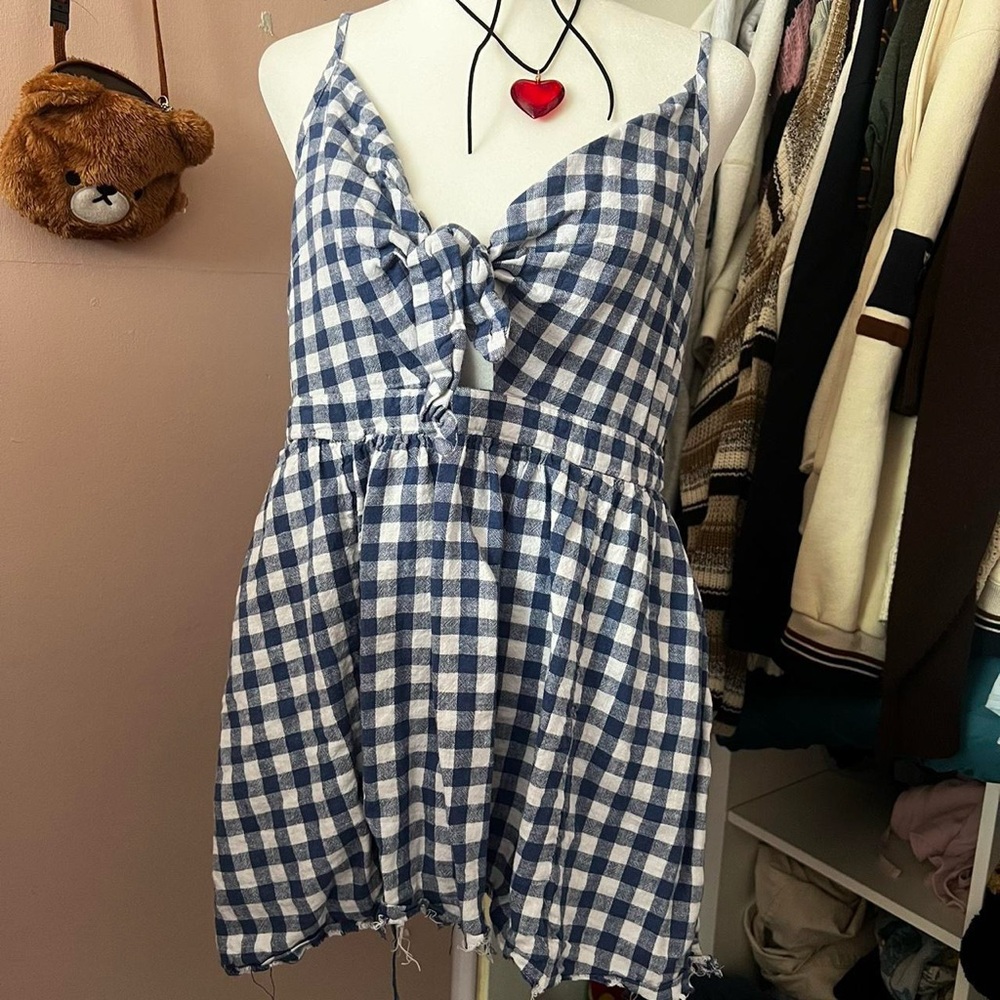 Blue dress